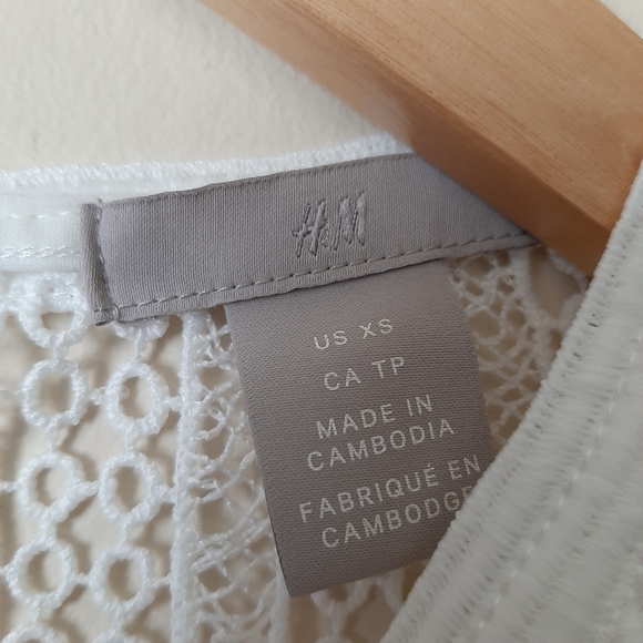 White H&M Summer Dress - Picture 3 of 3